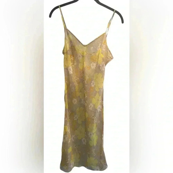 - - Veronica Beard sheer lurex slip dress- size S - Picture 2 of 9